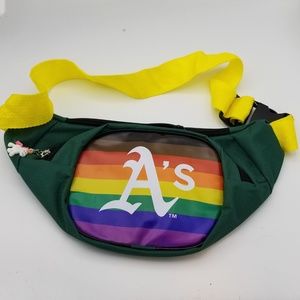 Oakland A’s Unicorn Rainbow Fanny Pack Bag Pride